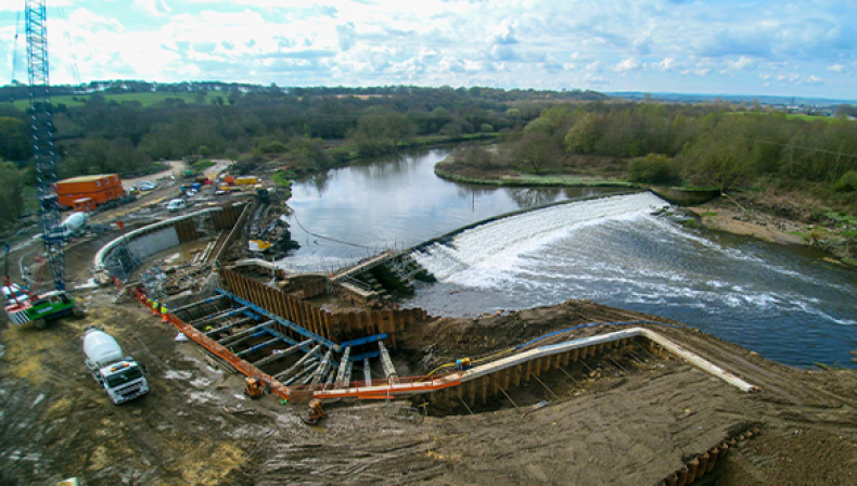 Helping development of Yorkshire’s largest hydroelectric scheme